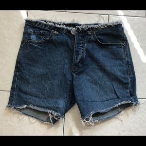 Courtshop Cleo Jean shorts cut offs 26 denim boho